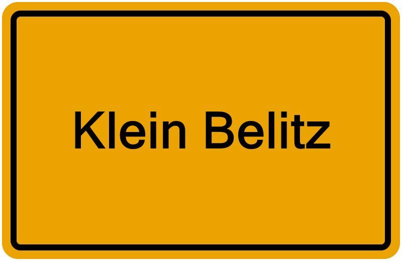 Handelsregisterauszug Klein Belitz
